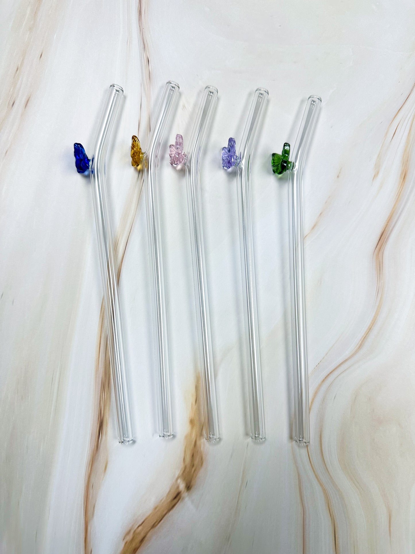 Butterfly Glass Straw Upgrade